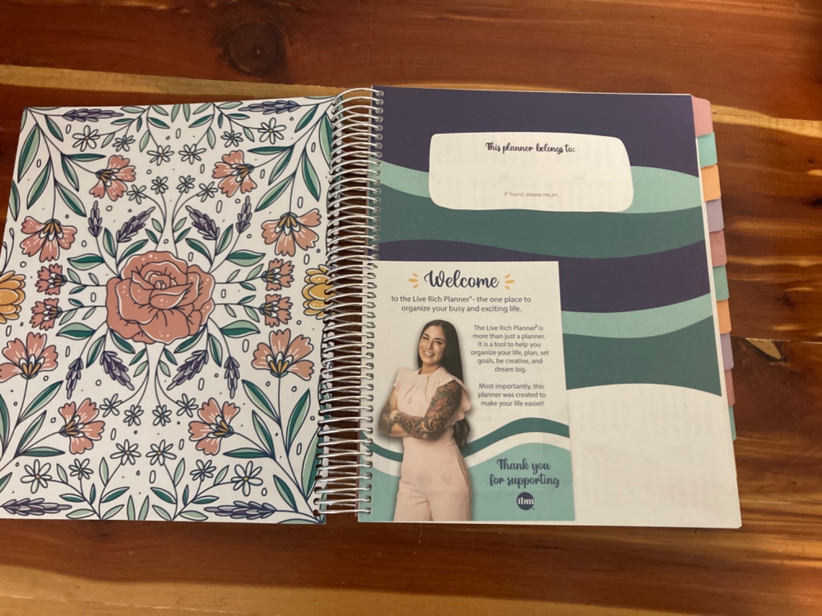 NEW The Budget Mom Live Rich Planner (Small) and Pink Folio