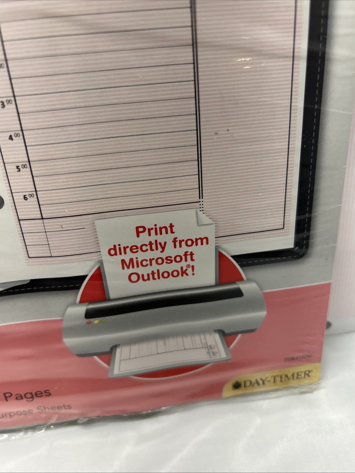Day-Timer Pink Ribbon PrintYourOwn #14260 Daily Weekly Monthly Pages 5.5″x8.5″