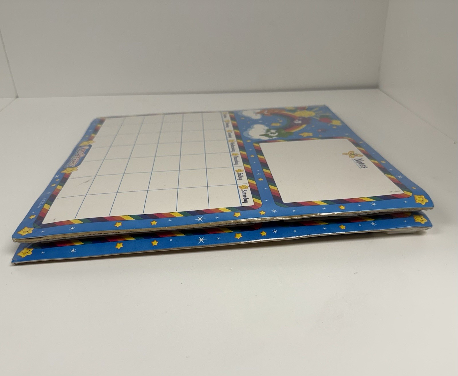 Vintage Care Bears Dry Erase Board x 2 -Calendar Planner w/ Marker – New Sealed