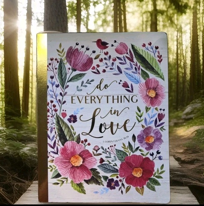 “Do Everything In Love” 1 Cor 16:14- Notebook/ Journal By The Gracious Maker-NEW
