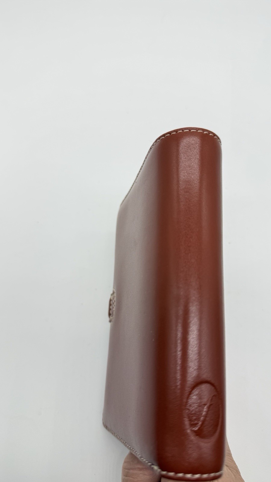 Retired Filofax Pocket Cuban Brown Deluxe Leather Organizer Planner With Wallet