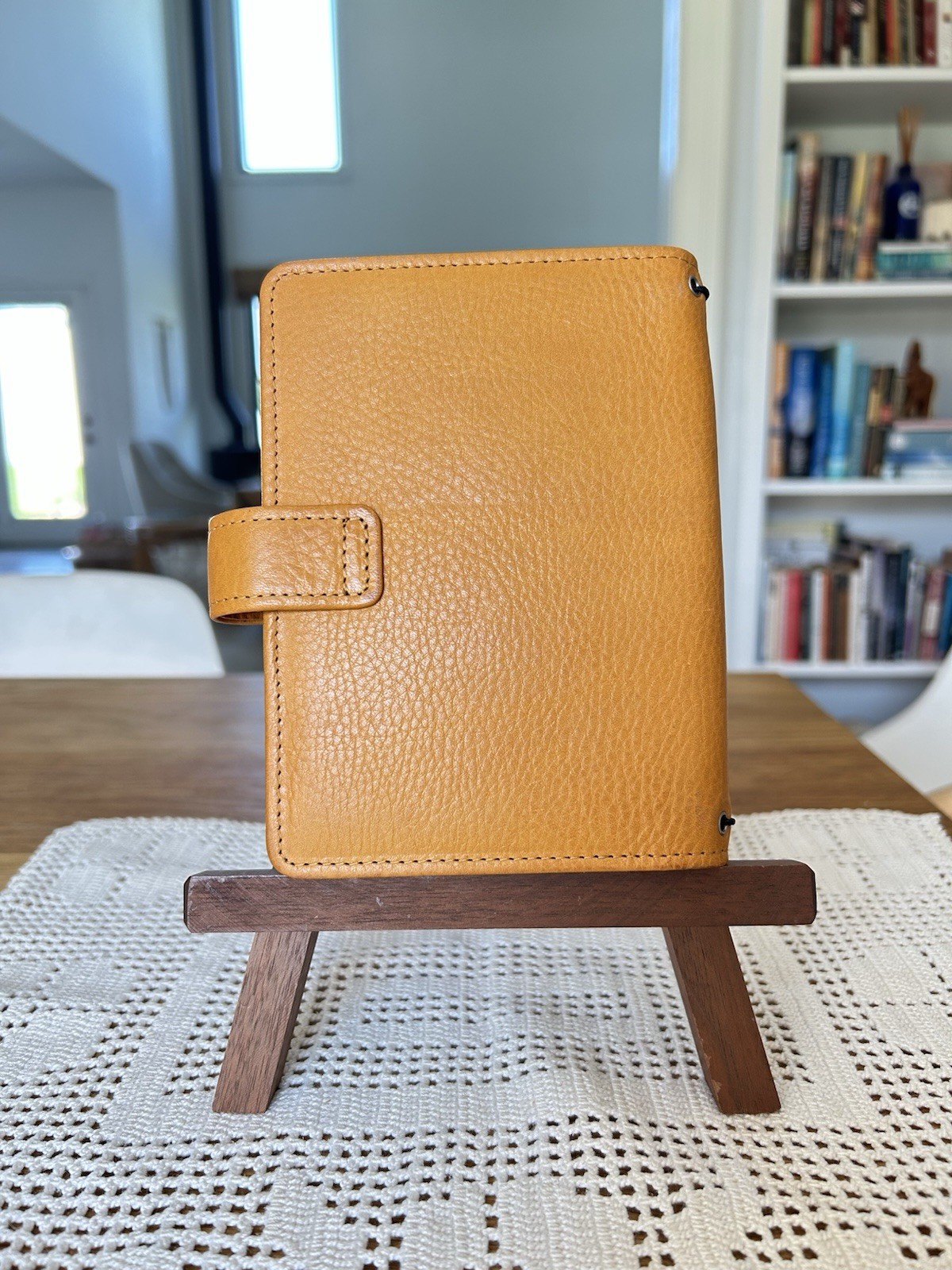 Van der Spek Nomad Junior Pocket Size Travelers Notebook Cover in Janet Yellow