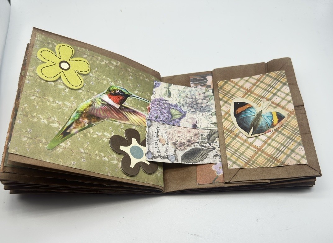 Junk Journal Orange-Ade Titled6x5 Inches With Coffee Dyed Paper For Journaling