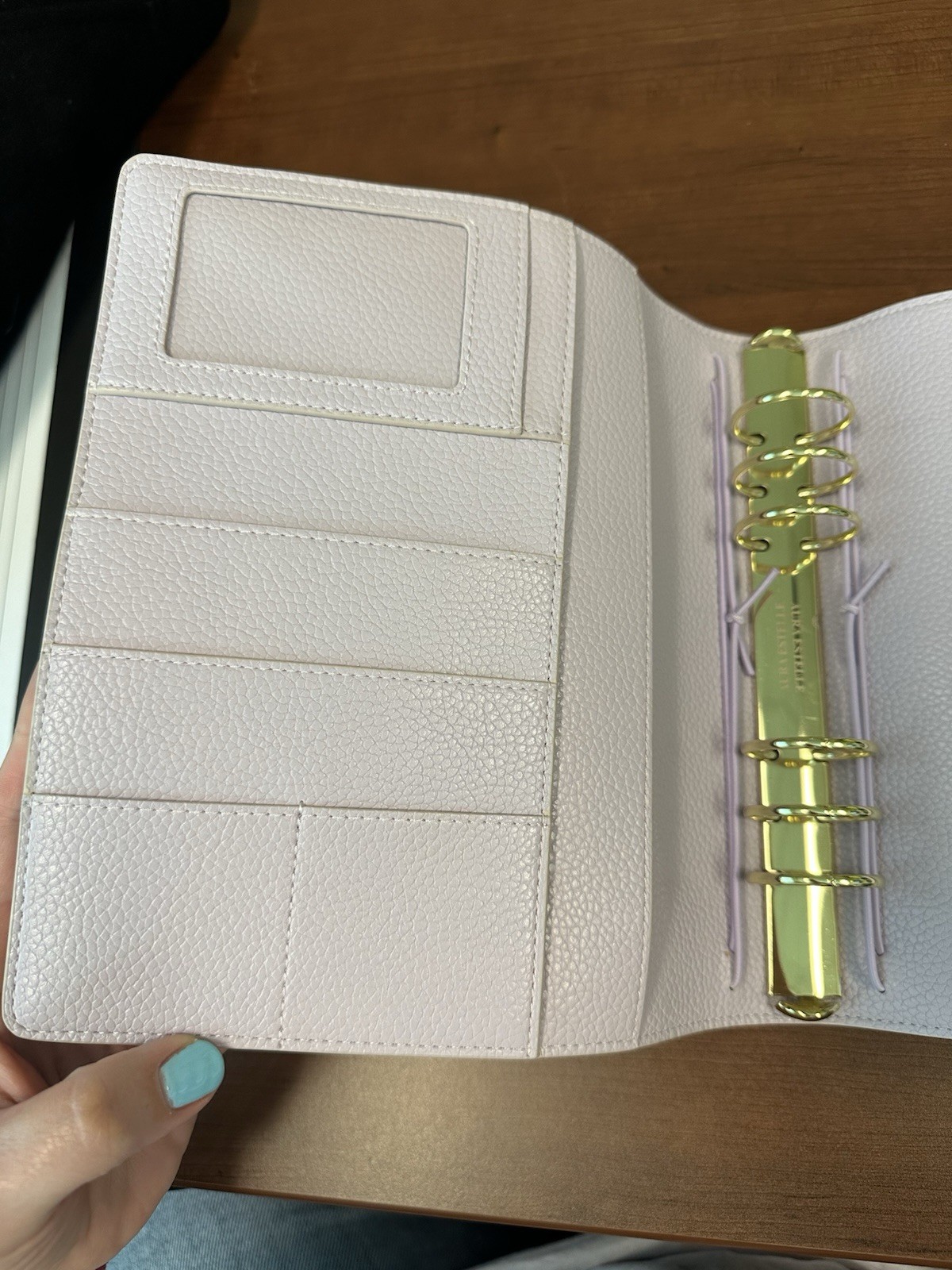 Aura Estelle B6 Vegan Leather Journal Planner Cover Purple Lilac School