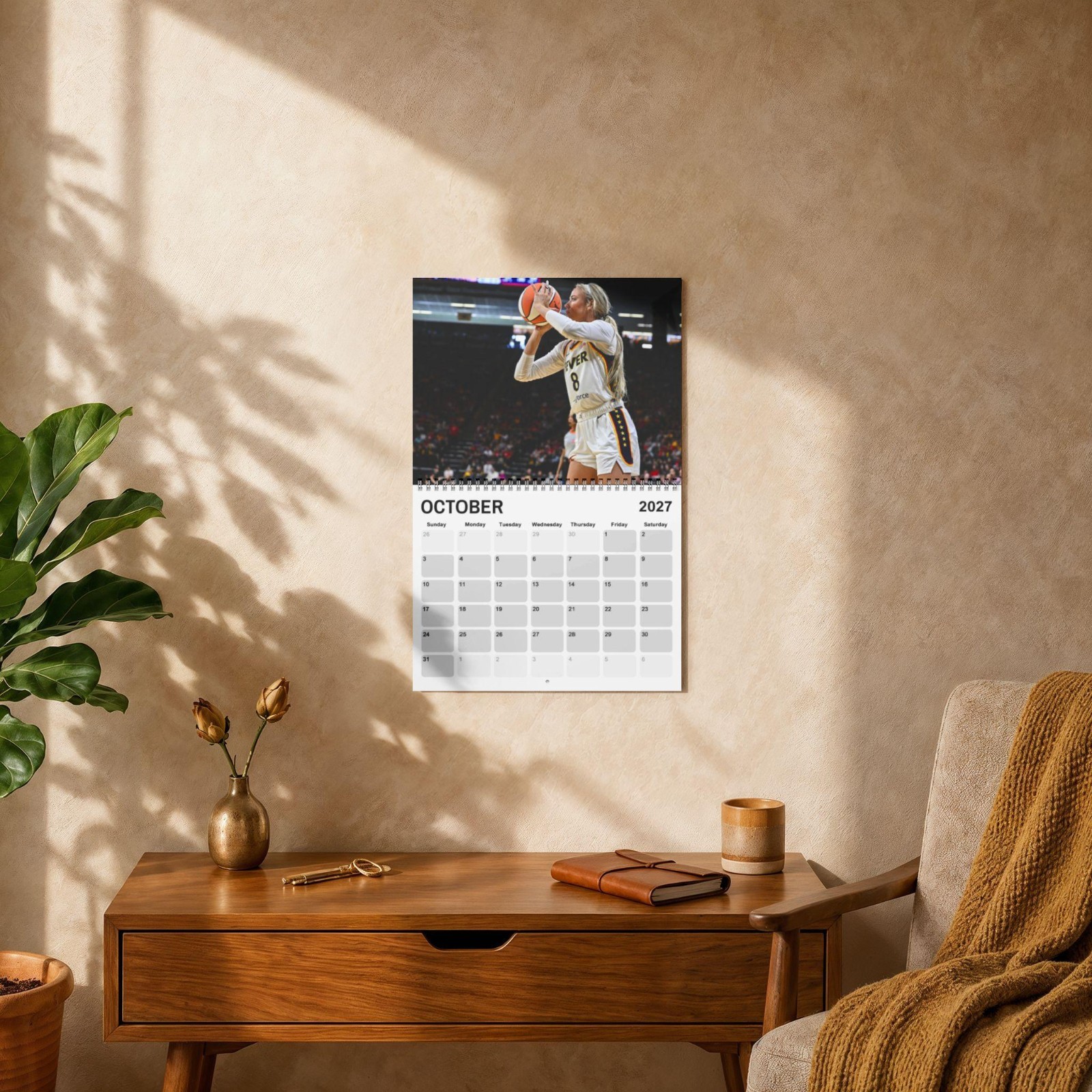 Sophie Cunningham 2026/2027 Wall Calendar | Basketball Fan Monthly Planner Gift