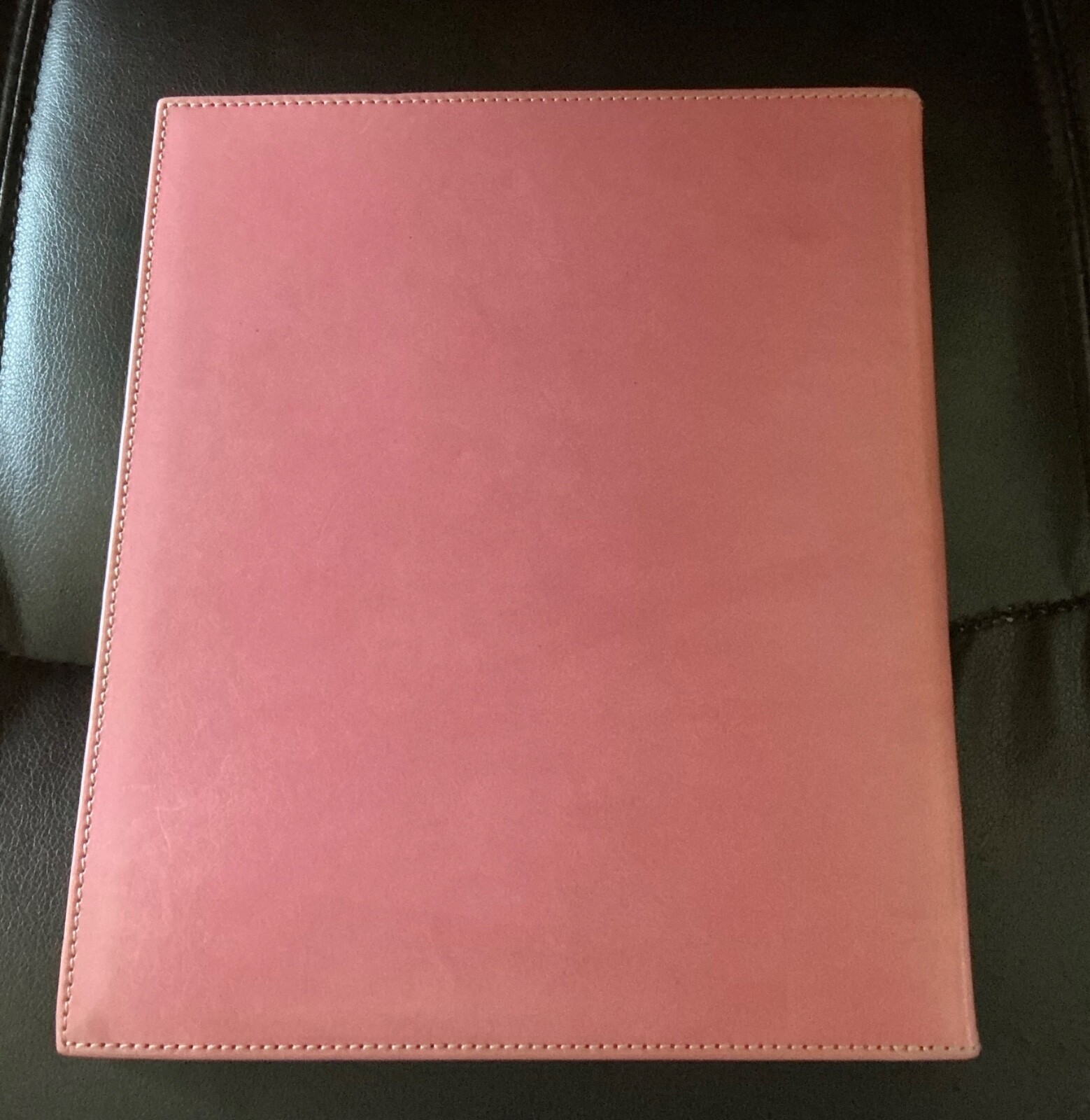 Kate Spade leather bound vintage scrapbook/notebook new in box PINK