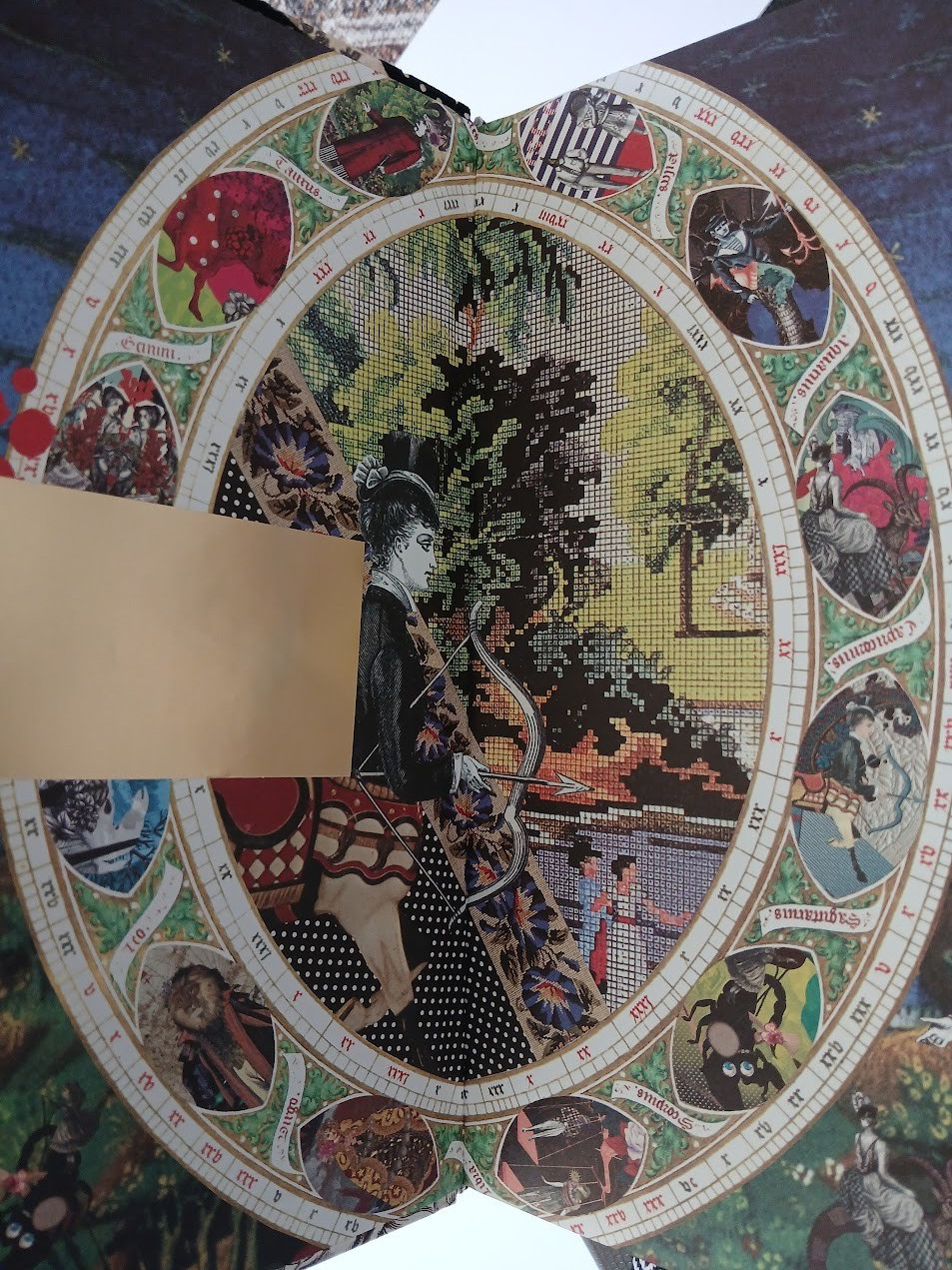 EXQUISITE Christian Lacroix Papier 2016 ASTROLOGIE Flocked Journal