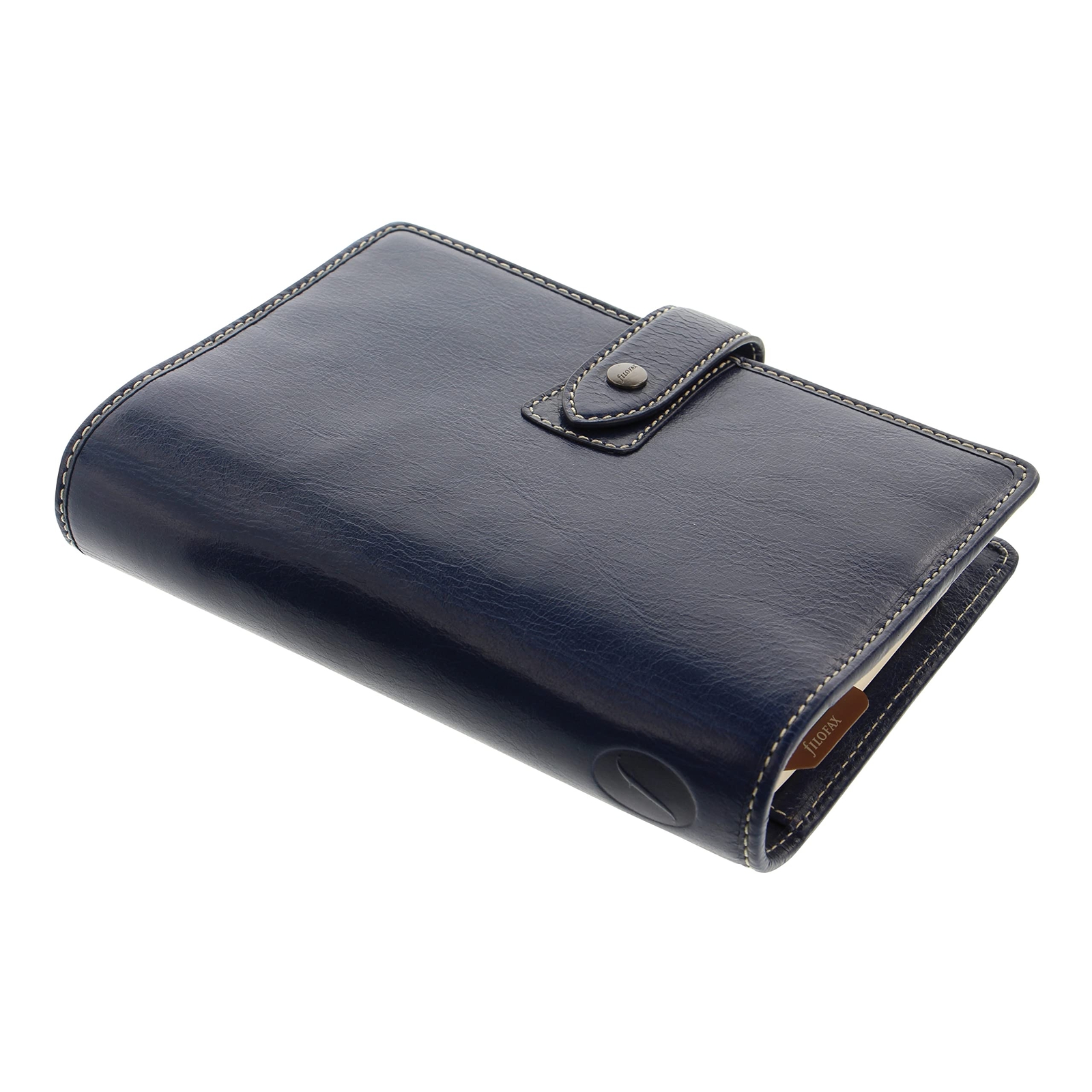 Filofax Malden Organizer Personal Size Navy – Tactile Full Grain Buffalo Leat…