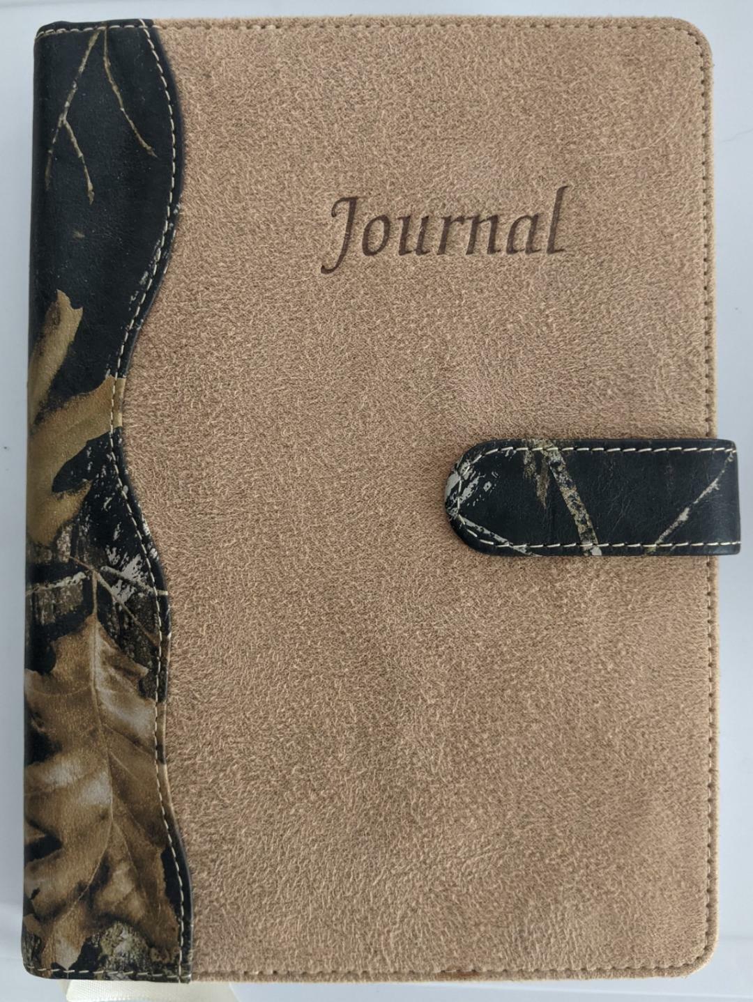 Tan Suede & Leather Journal, Diary Art Sketch Book