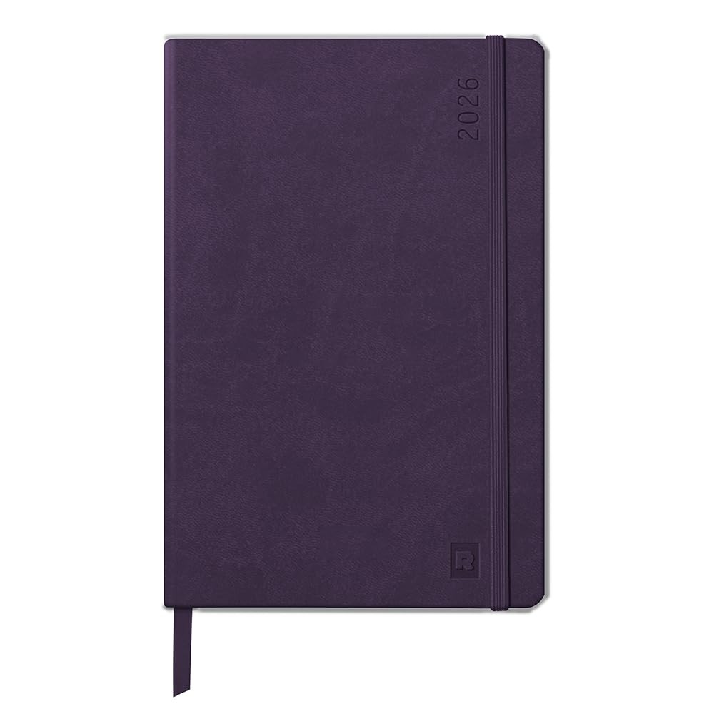 RHODIA Planner A5 Web Planner Weekly Holizontal Aubergine