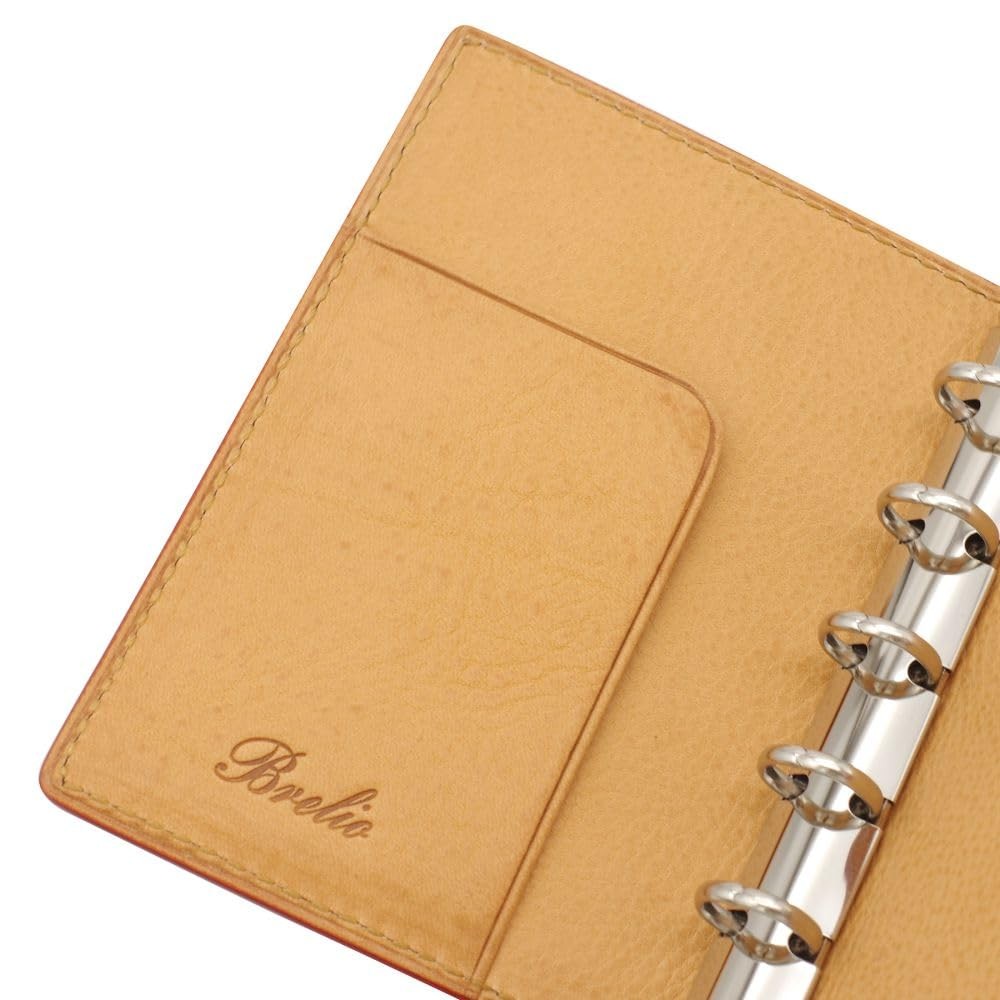 Breilio System Planner Mini 5 Minerva Box Ring Diameter 13 mm Belt Natural 612 4