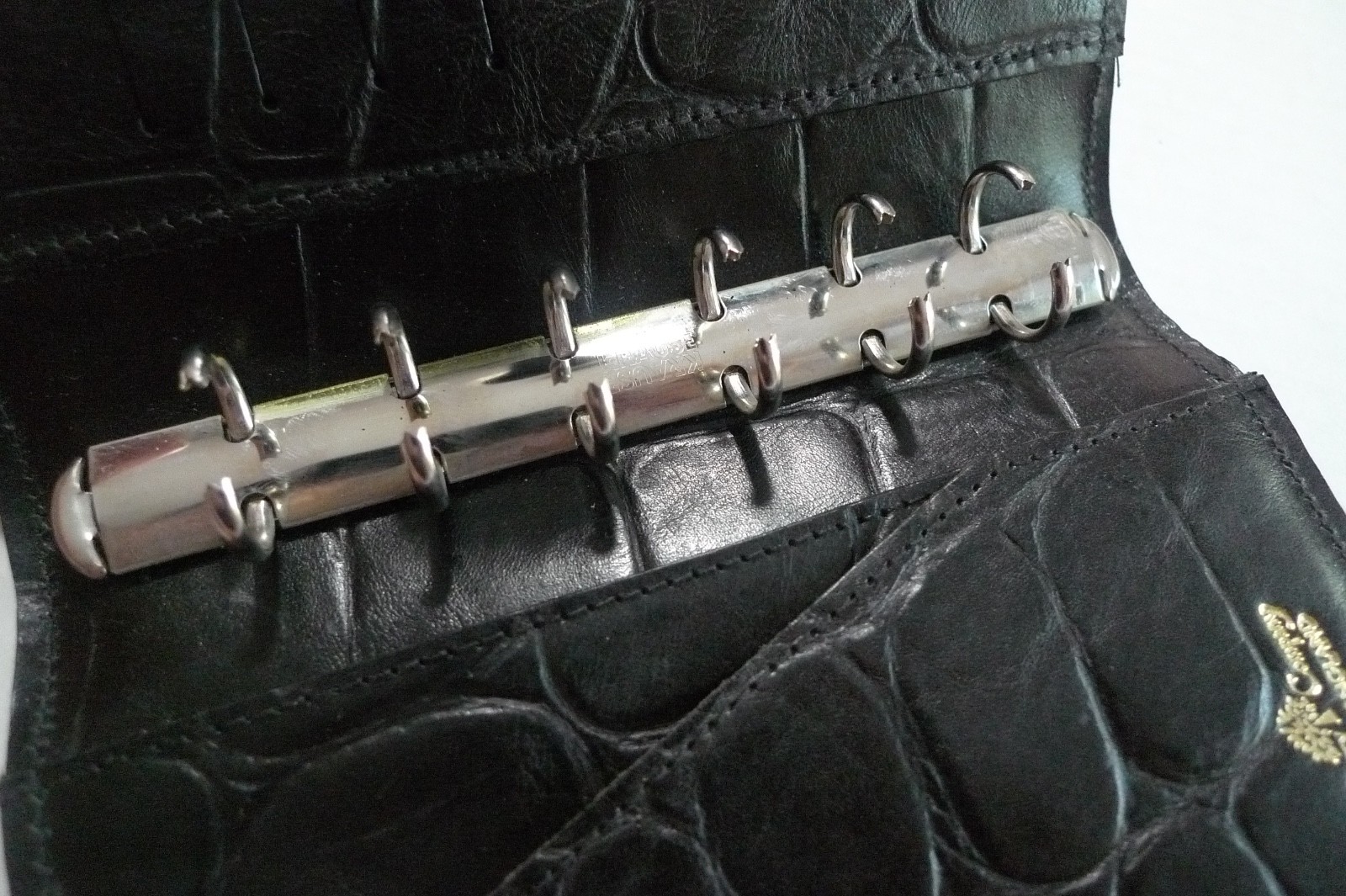 MULBERRY – POCKET BOOK AGENDA – MADE @ UK – BLACK CONGO LEATHER – NEW OLD STOCK