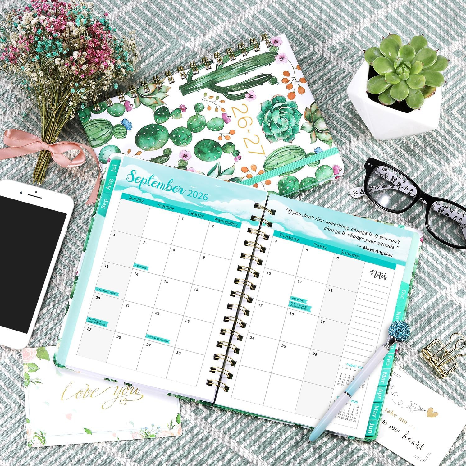 Planner 2026-2027, Academic Planner 2026-2027, JUL 2026 – JUN 2027, 8.5″ X 6.4″,