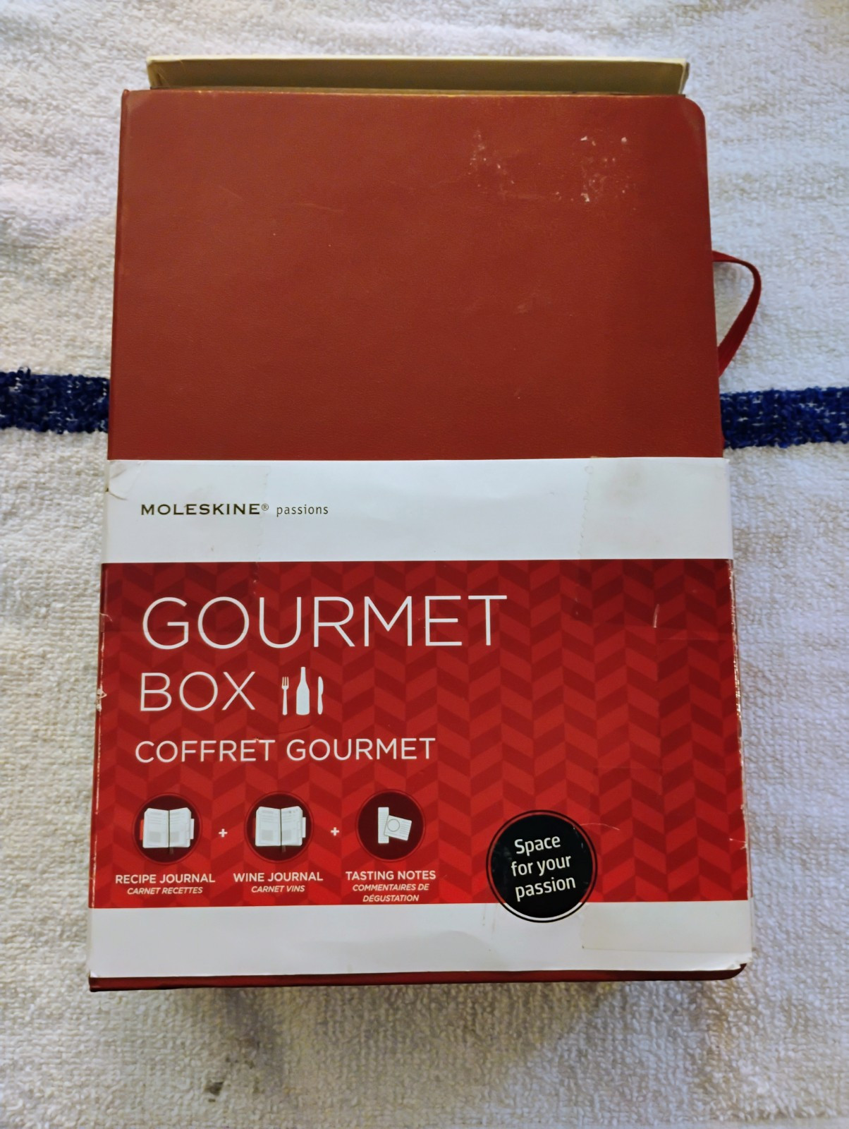 New Open Box MOLESKINE GIFT BOX – GOURMET, FINE FOOD WINE JOURNAL, TASTING NOTES