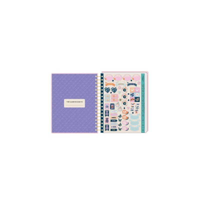 Be Rooted 7″x9″ 2026-2027 Academic Planner ‘Girls Run The World’ All Over Print