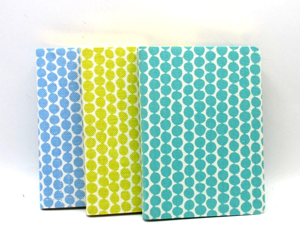 Journal 7″ Flexible Fabric Cover 224 Lined Pages Graphic Image Seafoam
