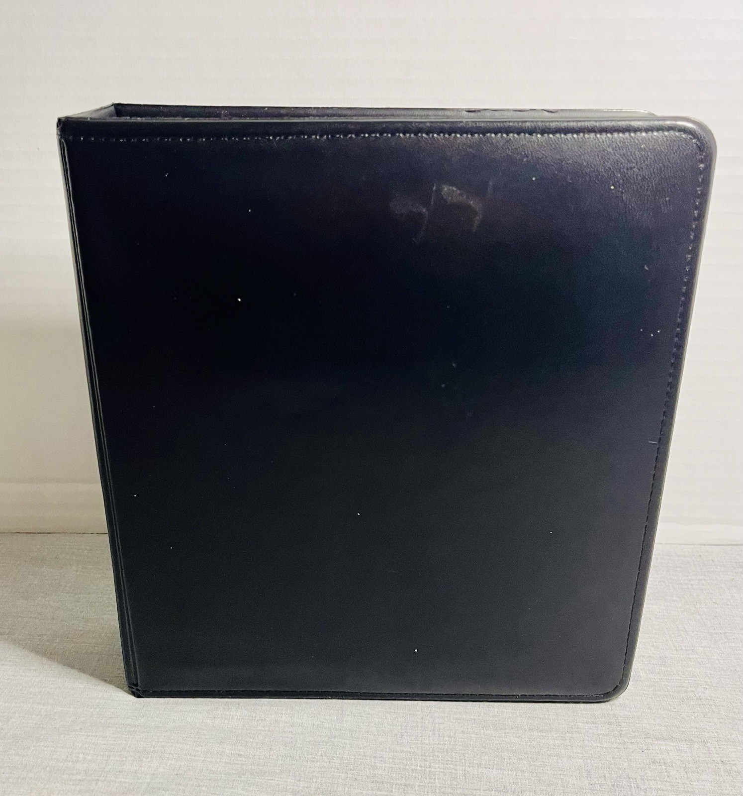 Franklin Covey Quest Classic Leather Open Binder Planner Black 7 Ring 1.5 x 11