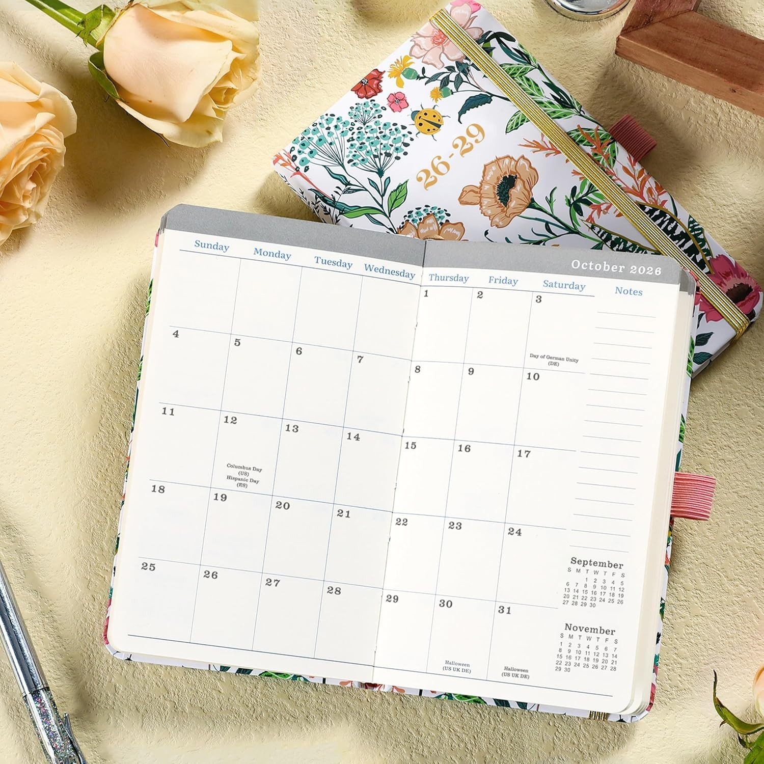 2026-2029 Pocket Calendar Planner Compact Long Term 3 Schedule