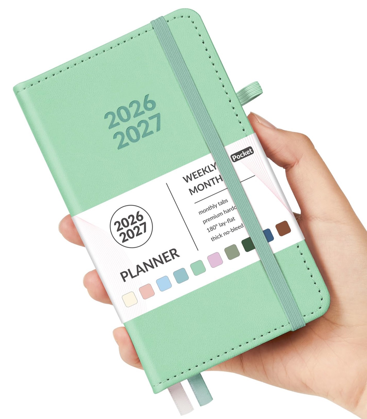 Pocket Planner 2026-2027, Weekly Monthly Planners for Purse, 3.5″ x 6″, July 202