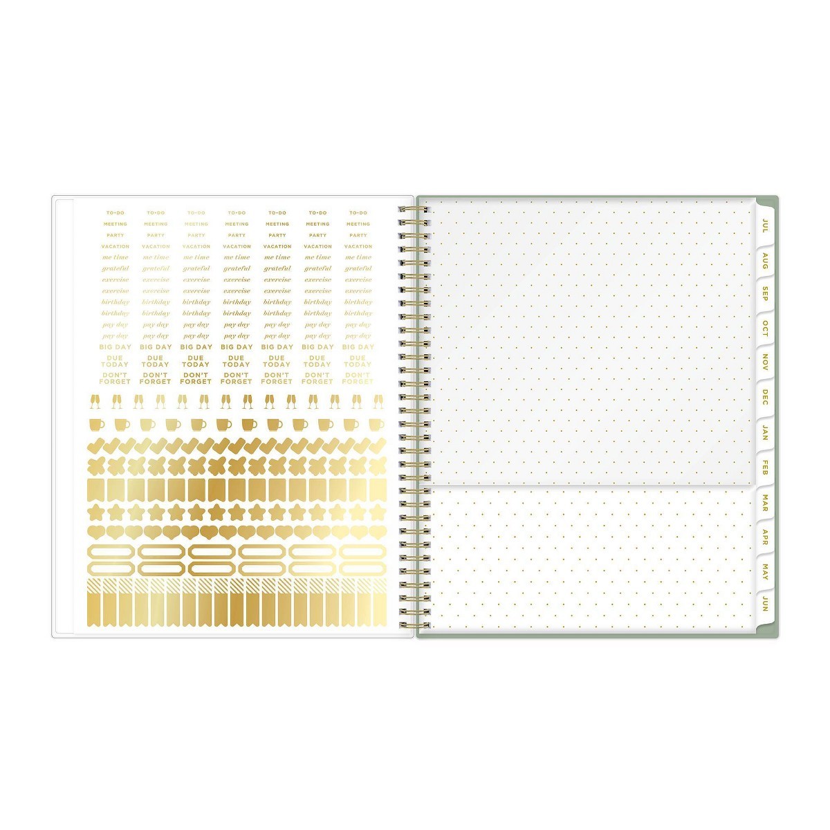 Day Designer 8.5″x11″ 2026-2027 Planner Pemberley Light Sage Weekly/Monthly