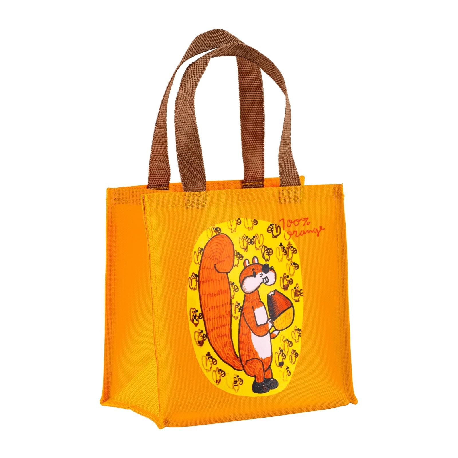 Hobonichi Techo 100% ORANGE / Small Permanent Paper Bag Acorn Planner Accessory