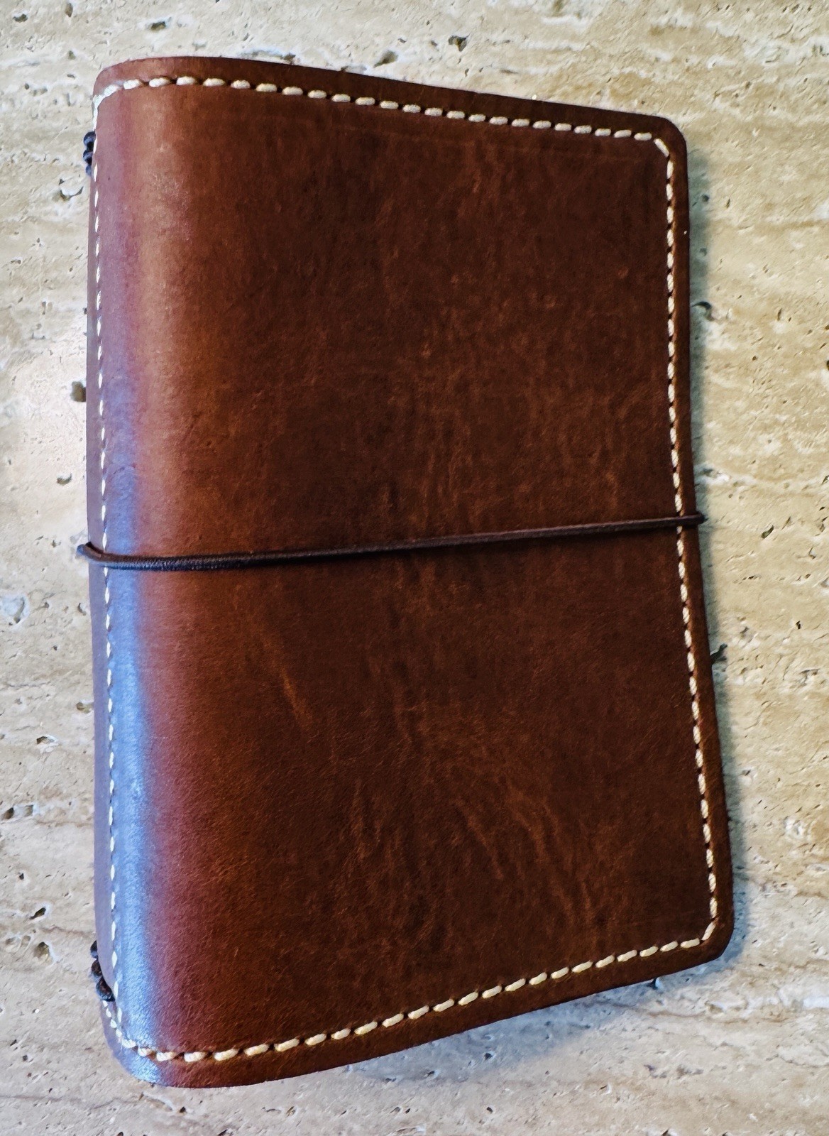 Speckled Fawns Small Leather Notebook Travelers Portfolio Cover New