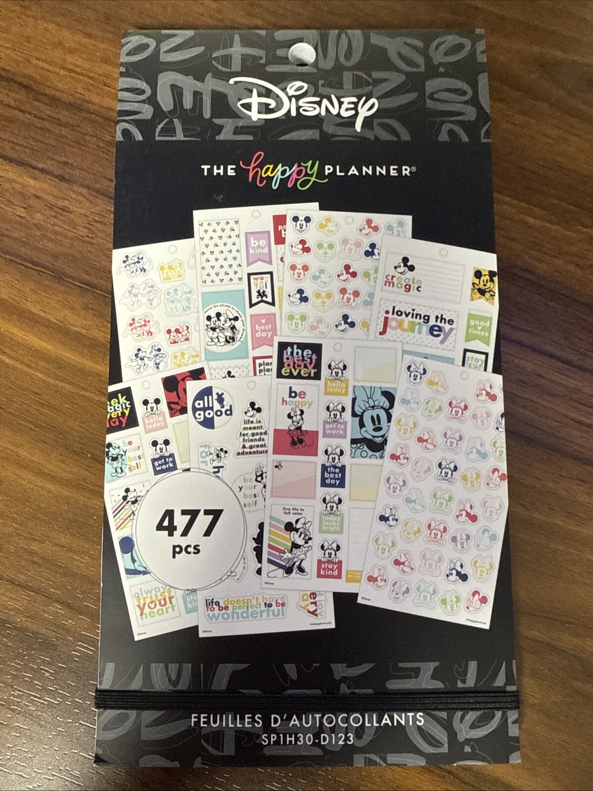 NEW The Happy Planner Disney Mickey Colorblock Sticker Pack 477 Pcs.