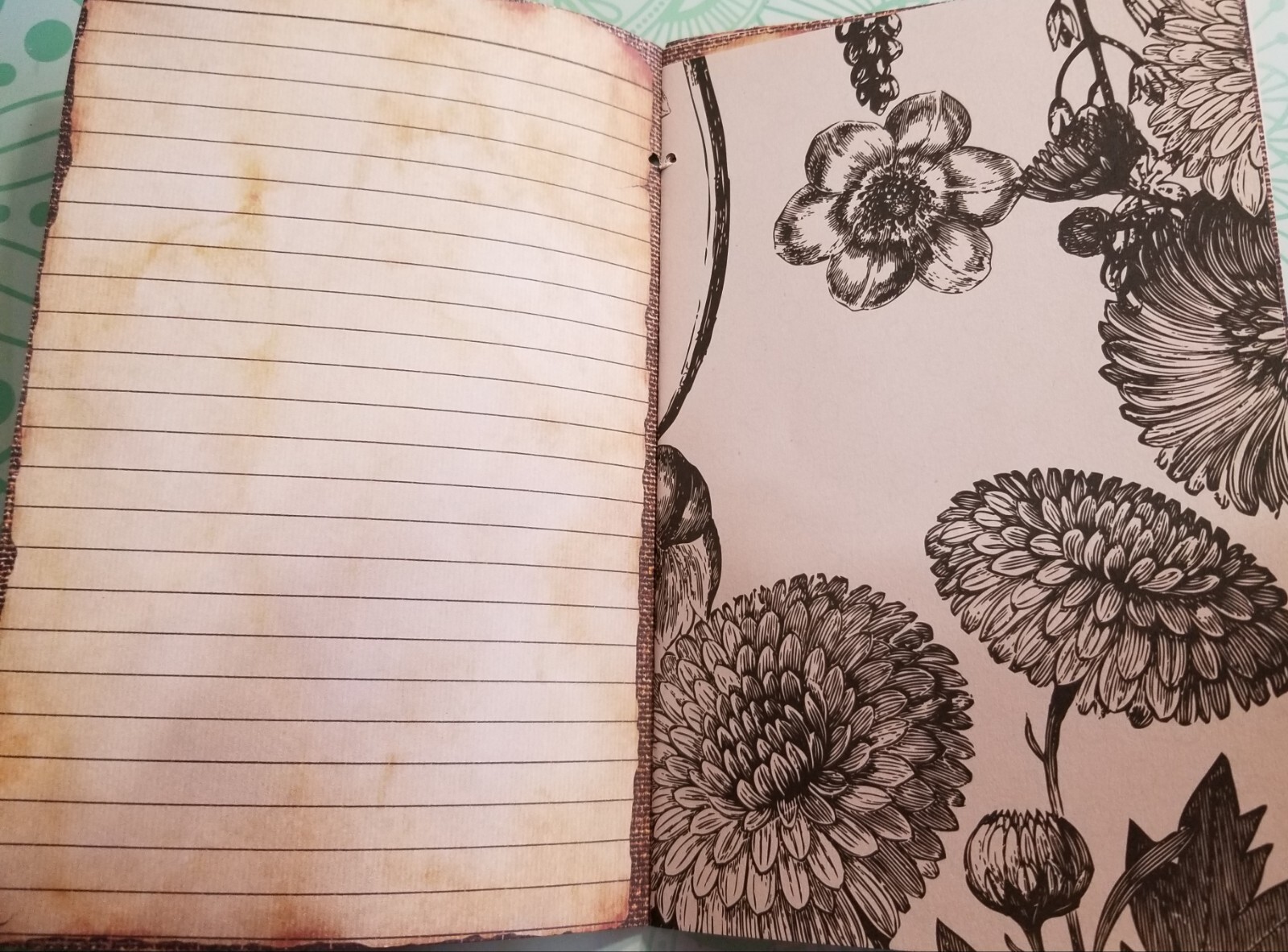 Junk Journal Blank Booklet “FOREST FAIRIES” HANDMADE FULL SIZED 9X6 40pgs