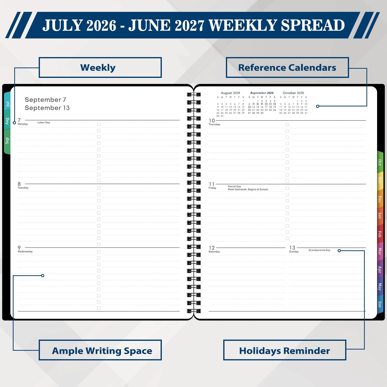 Planner 20262027 Academic Planner 20262027 Weekly and Monthly from Jul. 2026…