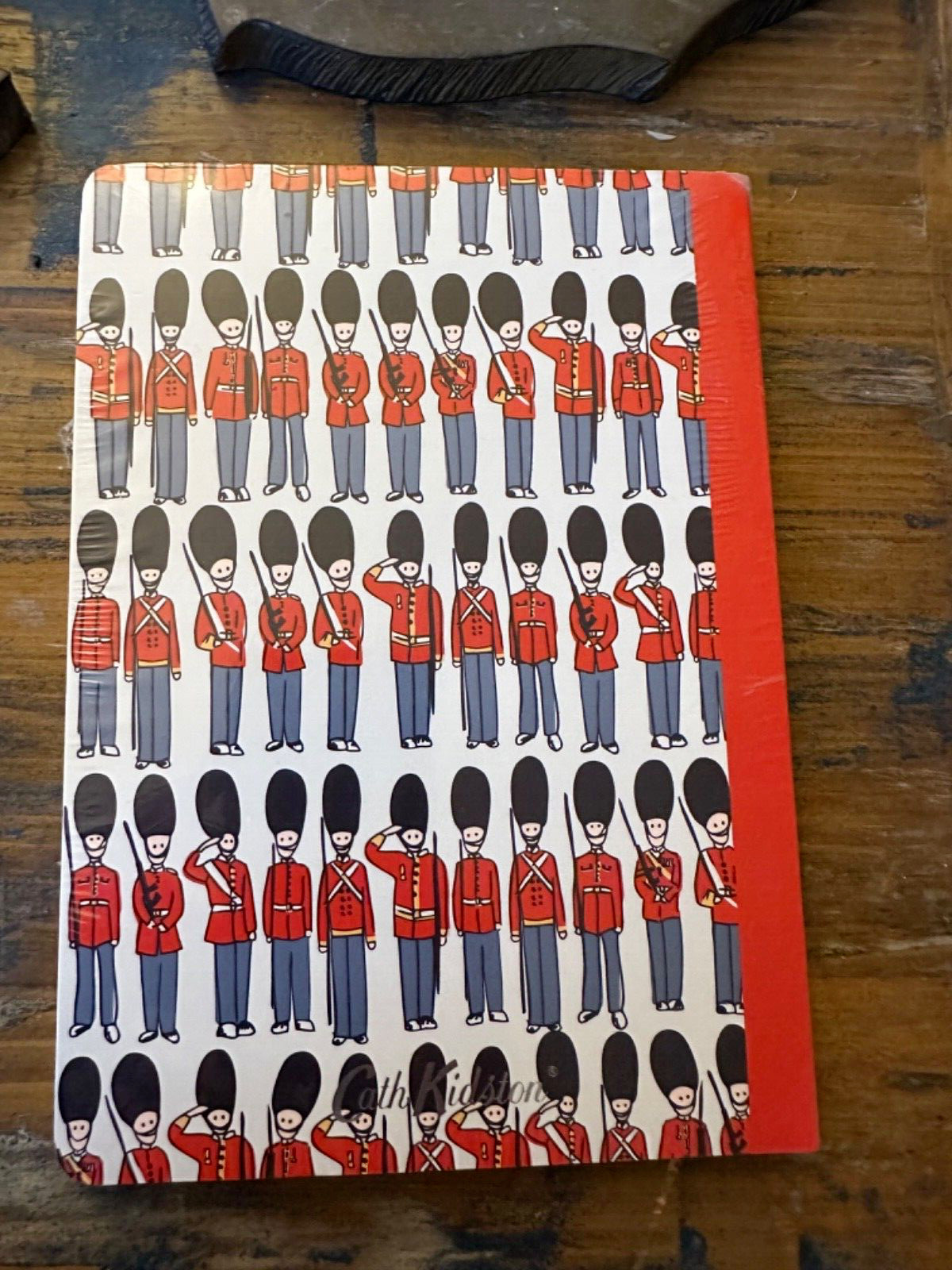 Cath Kidston Journal 8 1/4 X 5 7/8-The Queens Guard Soldiers (New in Wrapping)