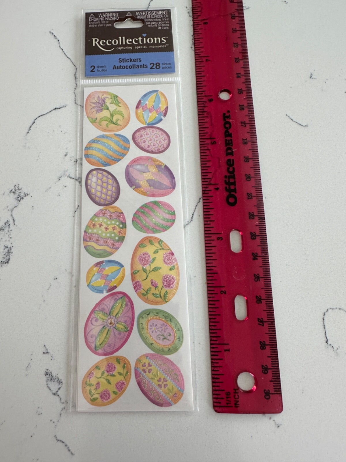 Recollection Capturing Special Memories 28PC Multi Color & Sizes Scrapbooking
