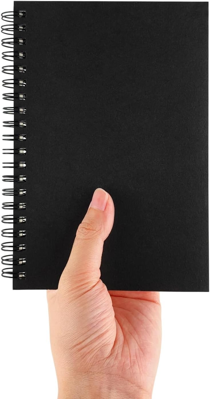 Blank Spiral Notebook, 1-Pack, Soft Cover, Sketch book, 100 Pages / 50 Sheets…