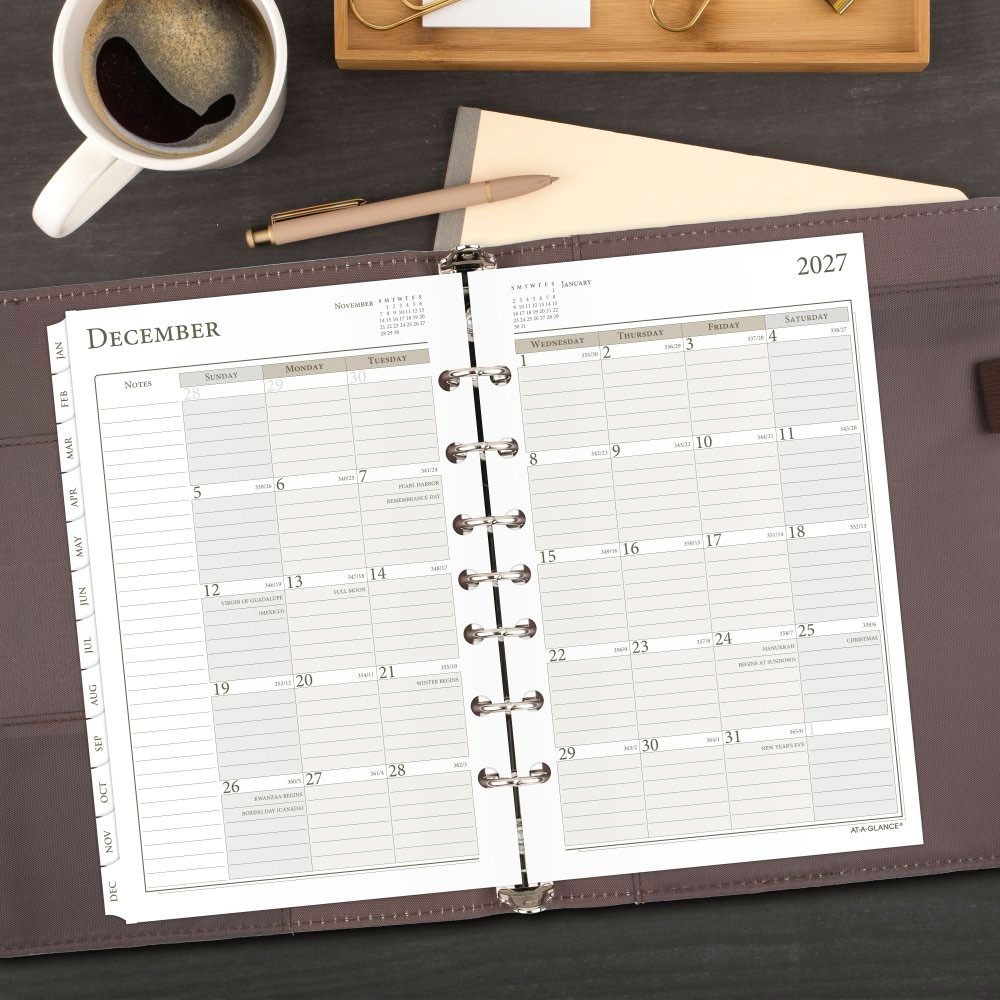 2026 At-A-Glance 481-225A Daily Monthly Planner Refill, Size 4, 5-1/2 x 8-1/2″