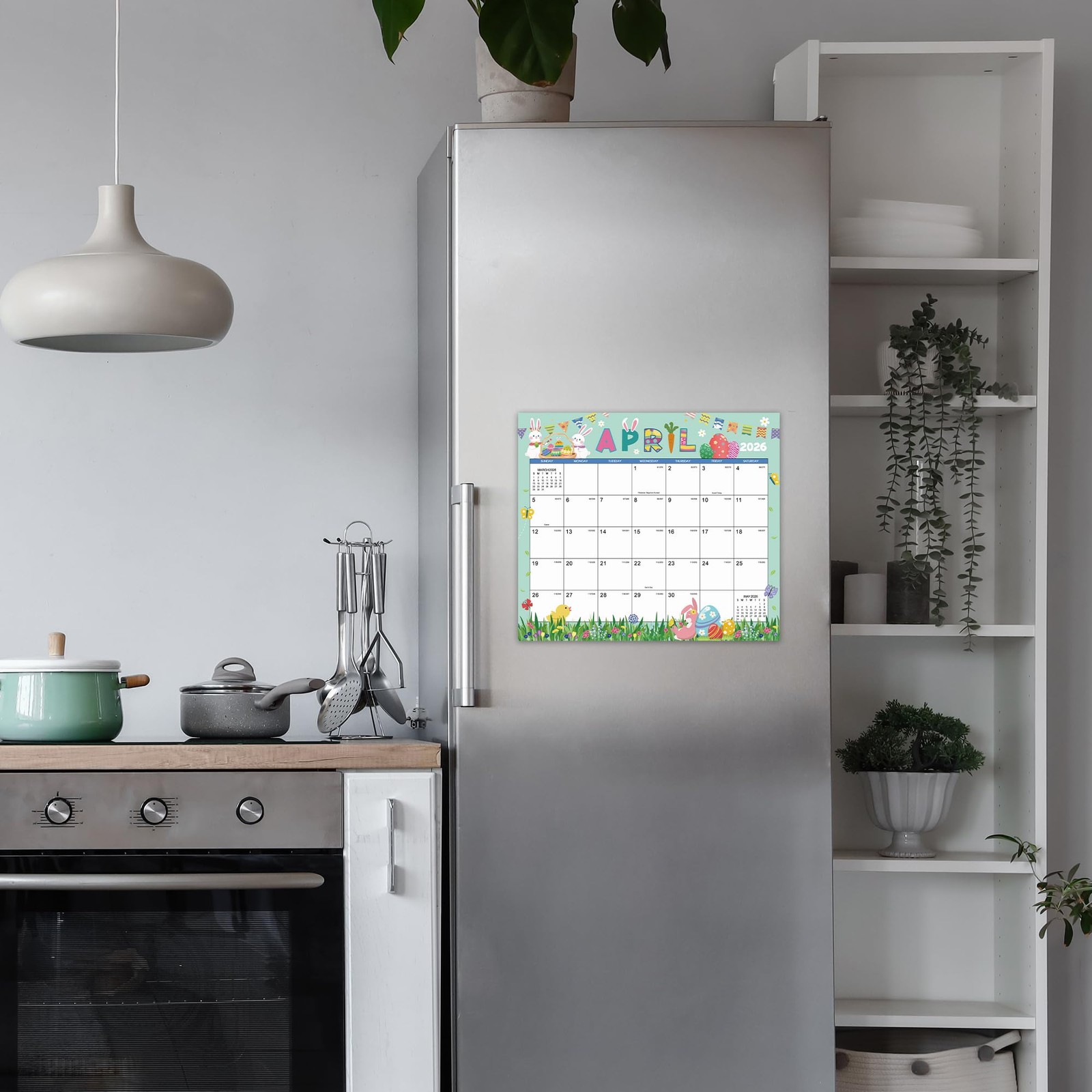 2026 Magnetic Calendar for Fridge, 13″ × 11.2″, 2026 Calendar,…