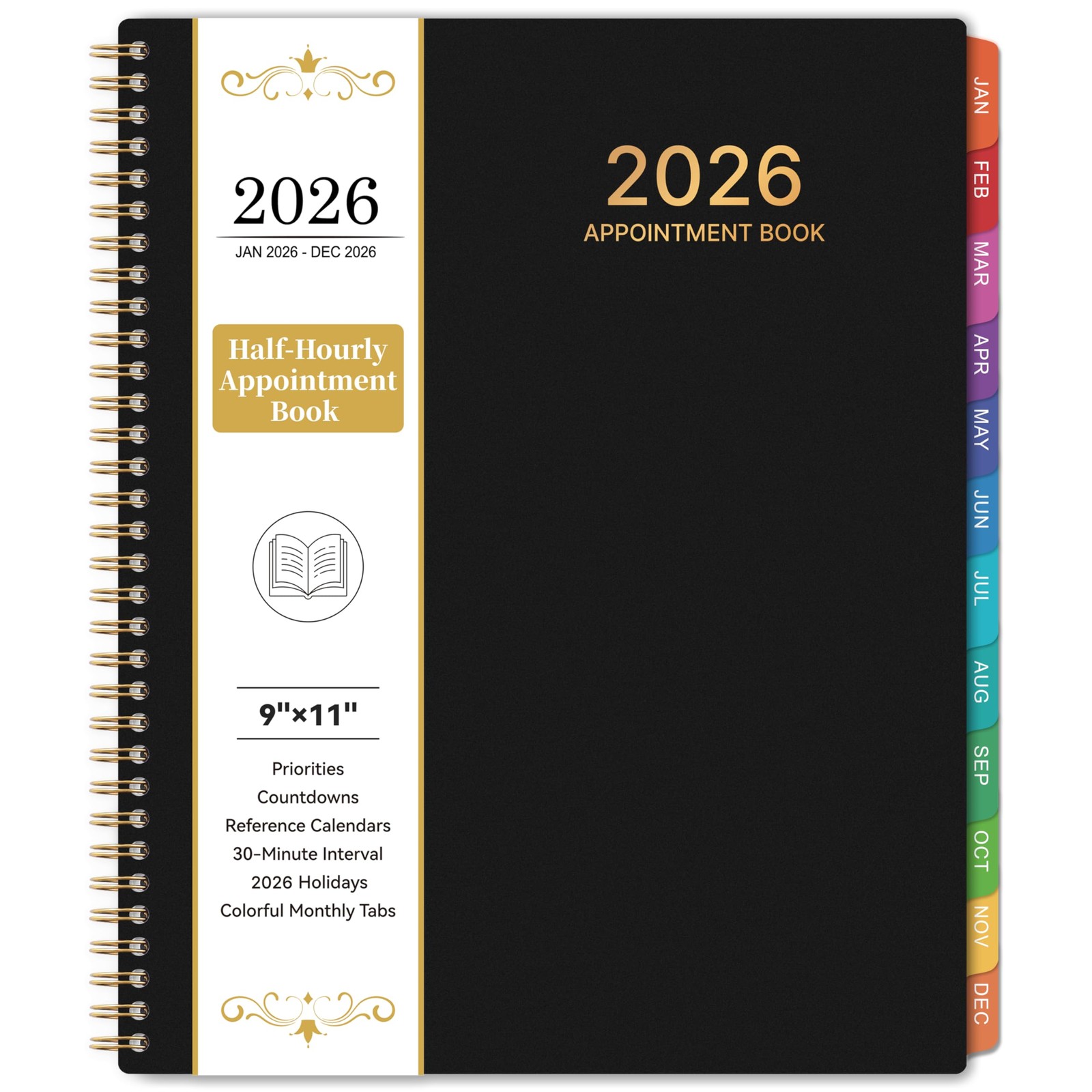 2026 Appointment Book/Planner – 2026 Planner Large 9″ x 11″, Jan 2026 – Dec 2026