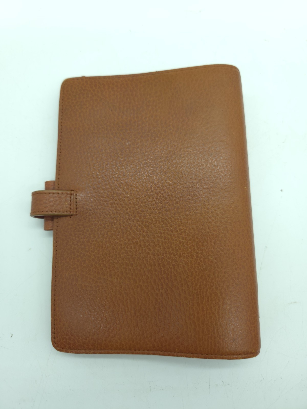 Filofax Personal Finsbury Brown Pebbled Leather Organizer Planner