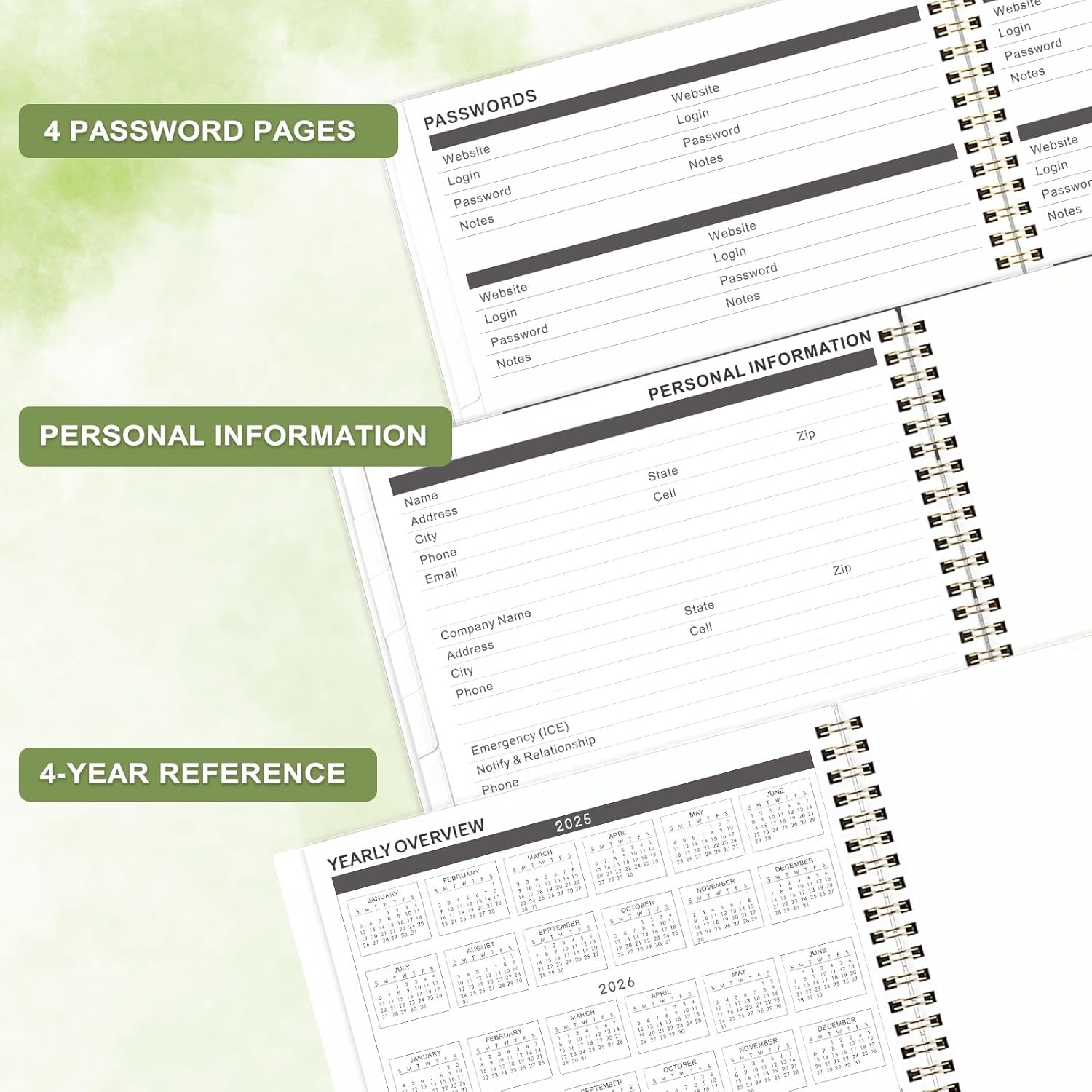 2026 Planner – Planner 2026, Weekly and Monthly Planner, Jan 2026 – Dec 2026, 6.