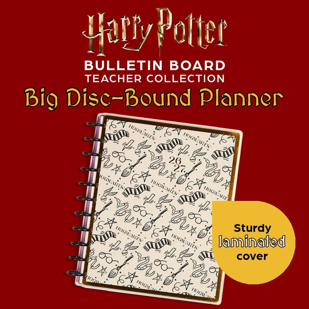 Happy Planner Harry Potter Disc-Bound 12-Month Academic Planner, July 2026–June