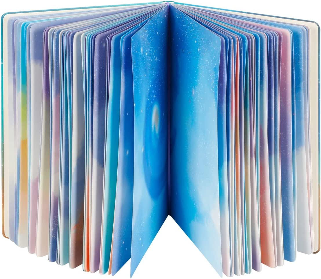 Starry Sky Writing Journal for Women, Men, Unique Colorful Blank Notebook