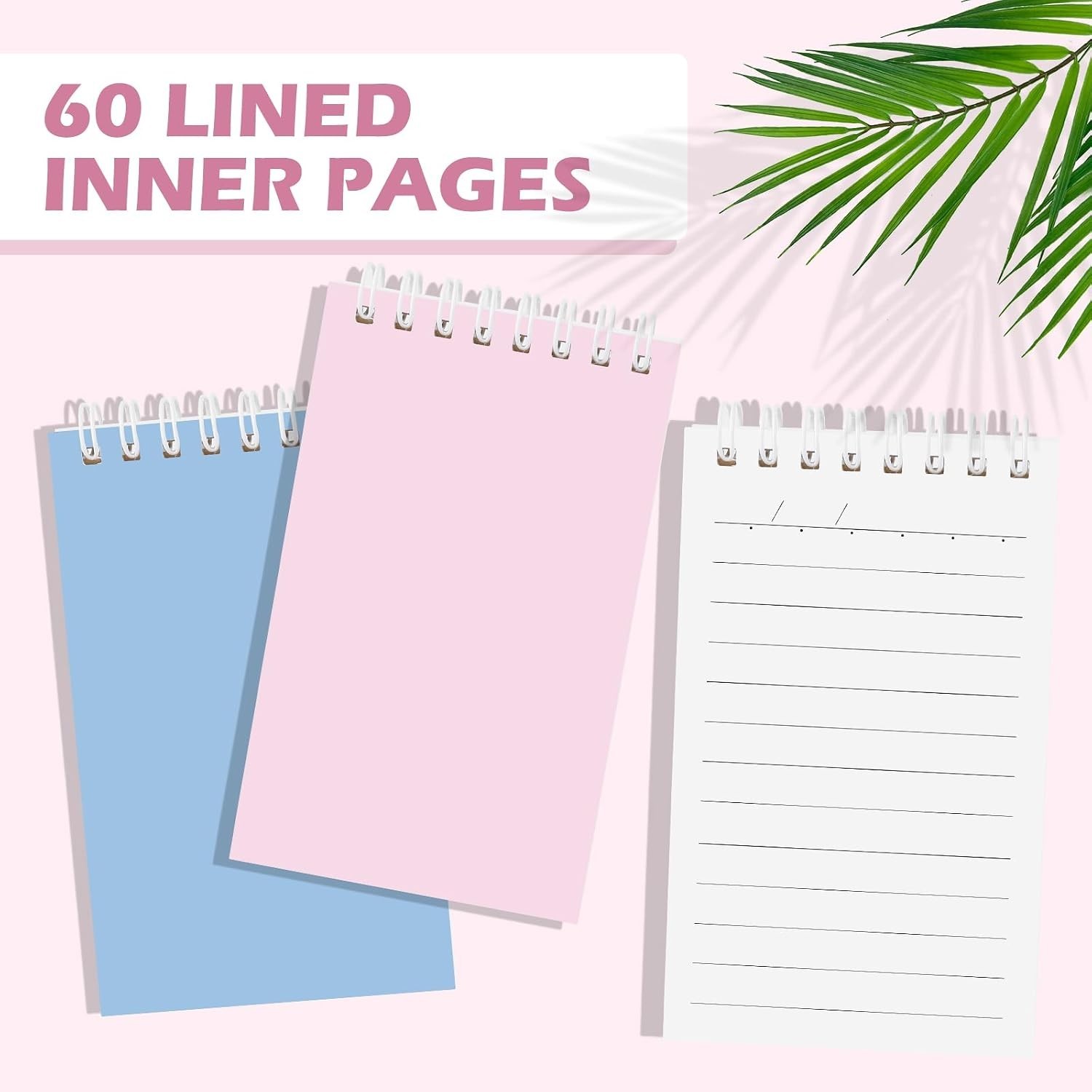 Small Spiral Notebooks 3×5 – Assorted Delightful Colors