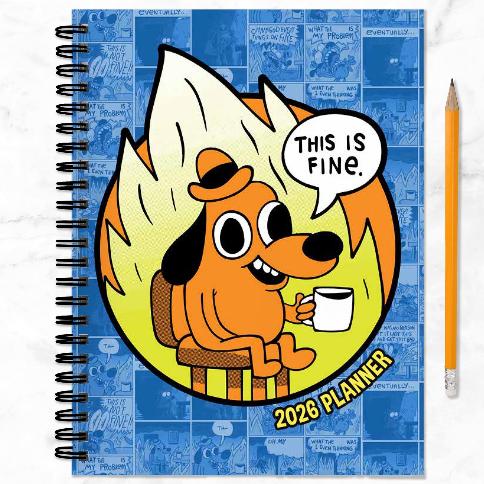 TF Publishing 2026 This is Fine Medium Weekly Monthly Medium,