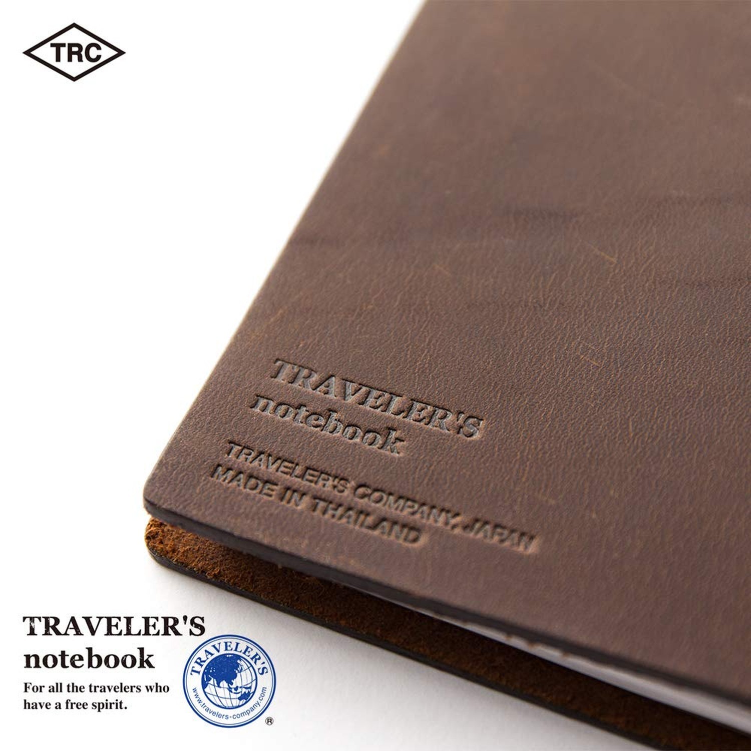 DESIGNPHIL Traveler’s Notebook, Regular Size, Brown 13715006