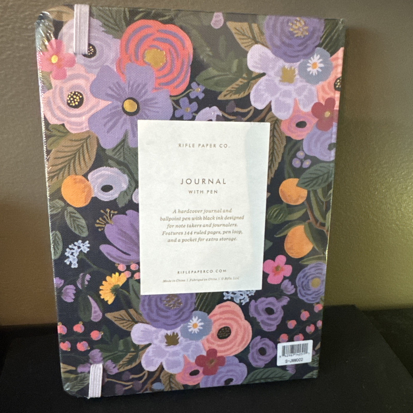 RIFLE PAPER CO. Journal with Pen | Hardcover Notebook with Foil Accents Sealed