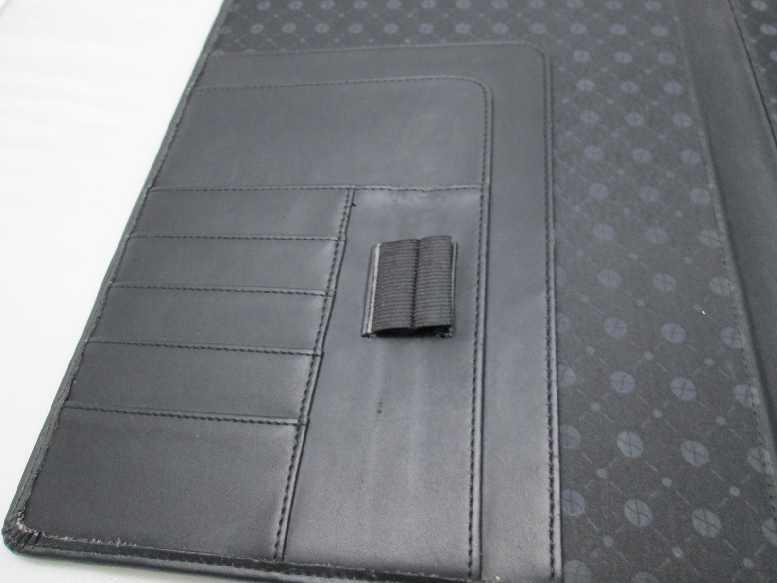 Black Portfolio Folder Organizer Planner Notepad 8.5″x11″ Legal Pad Folio