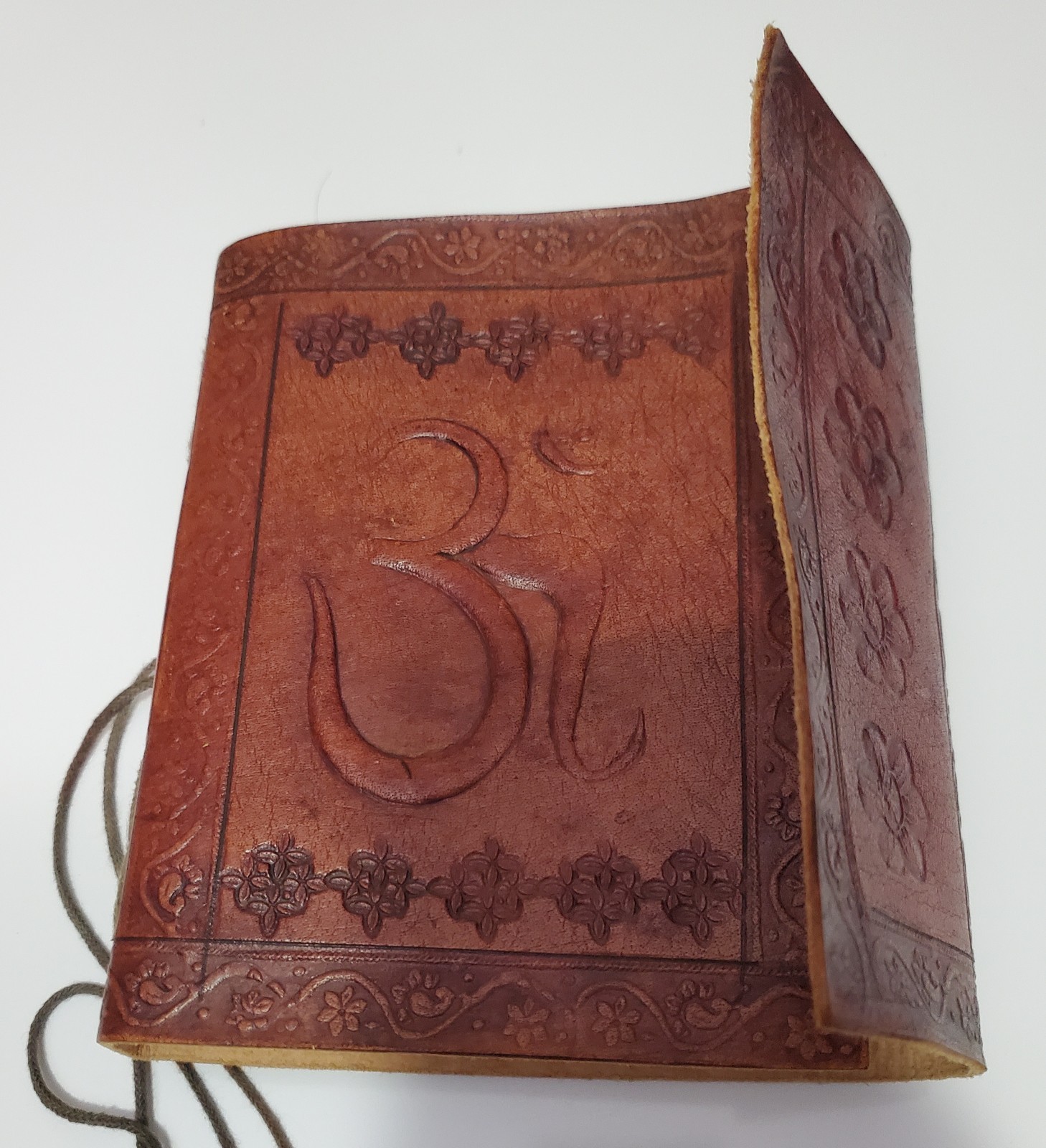 OM 8×6 Leather Bound Personal Journal/Diary-Notebook/Sketchbook to write, Draw