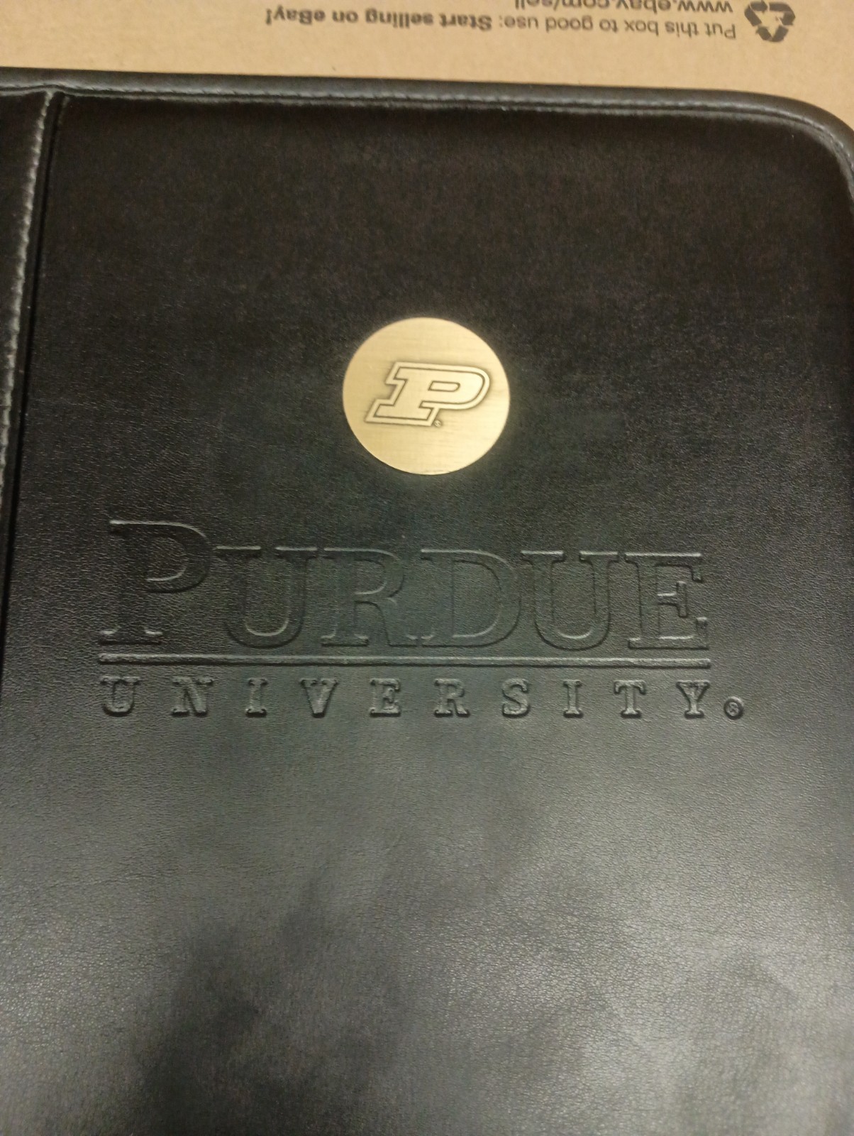 Purdue Research Foundation Portfolio Pad Folio Notepad 13” X 10” By Leeds