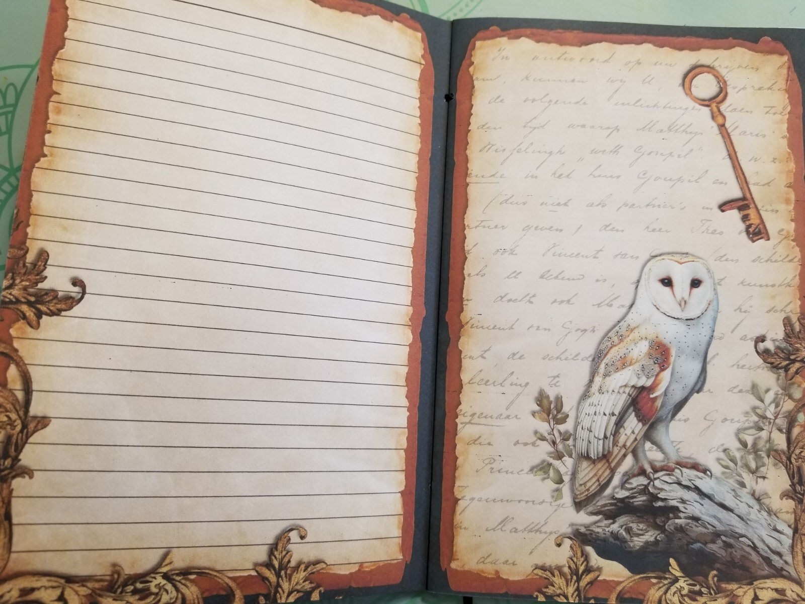 Junk Journal Booklet “MAGICAL NIGHT” Woodland HANDMADE Cards, Pockets + More!