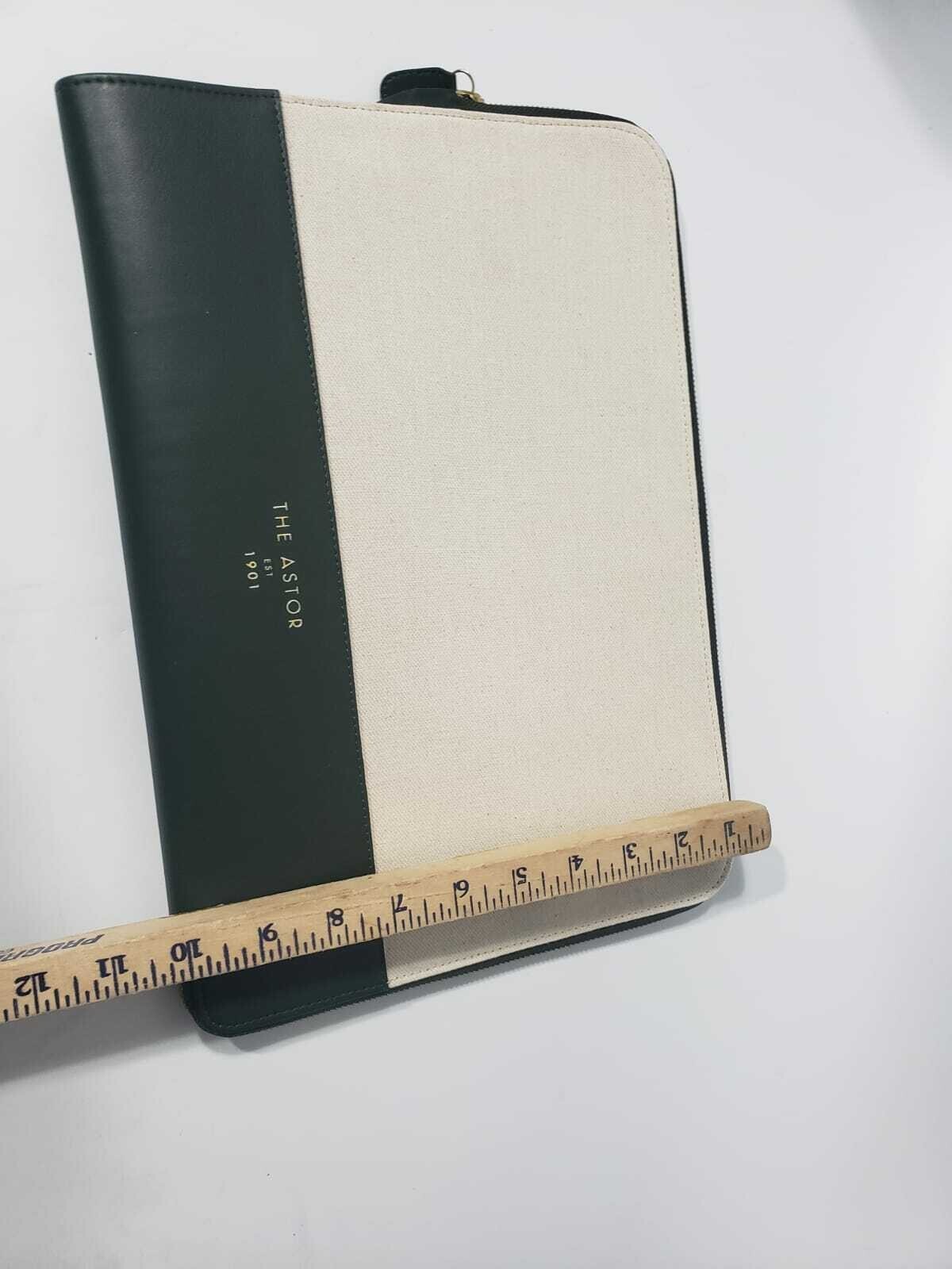 Genuine Leather Paper Holder Document Travel Pouch or iPad Tablet Case Purse