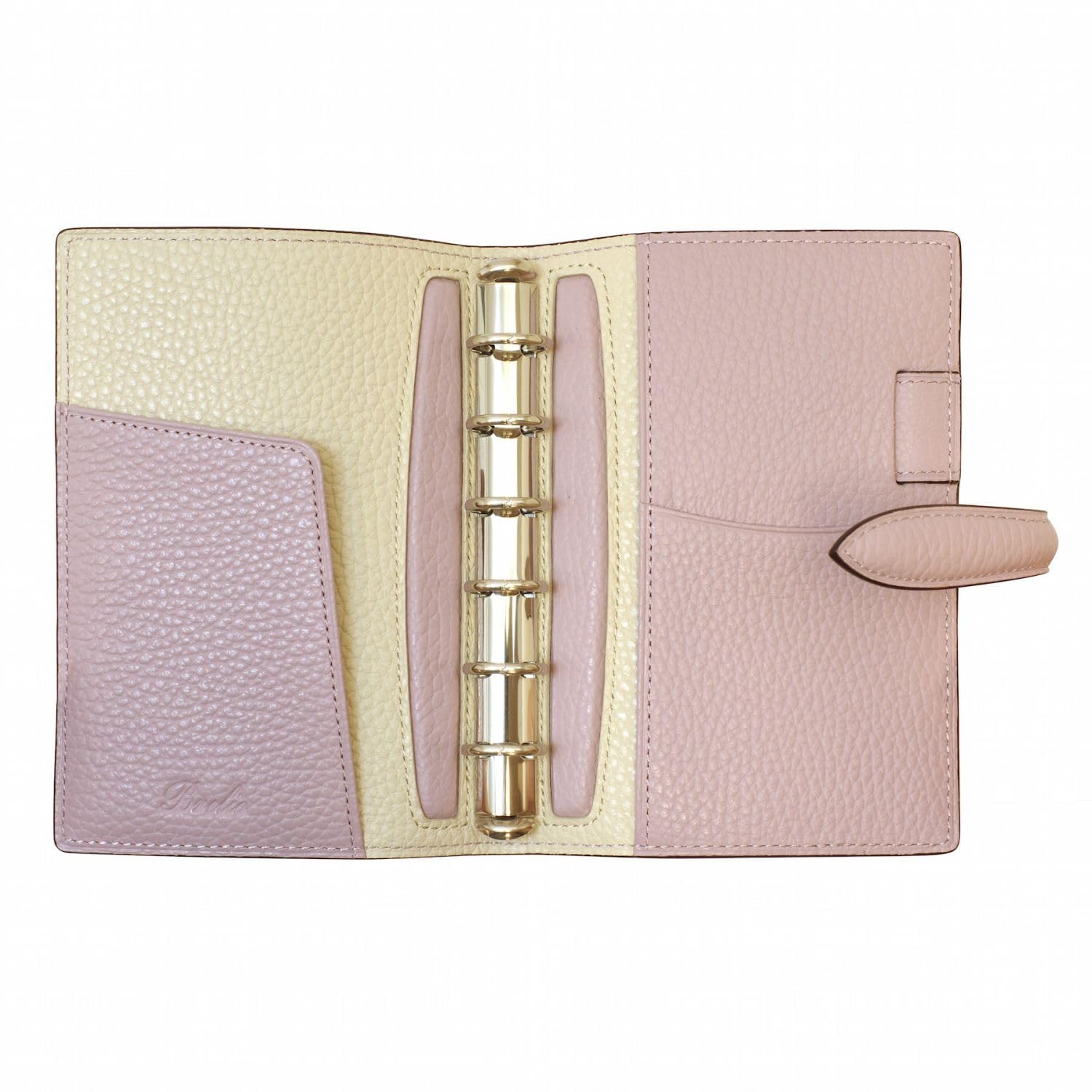 Breilio System Mini Notebook 6 Morbido Belt Ring Diameter 15 mm Pink Gardenia 75