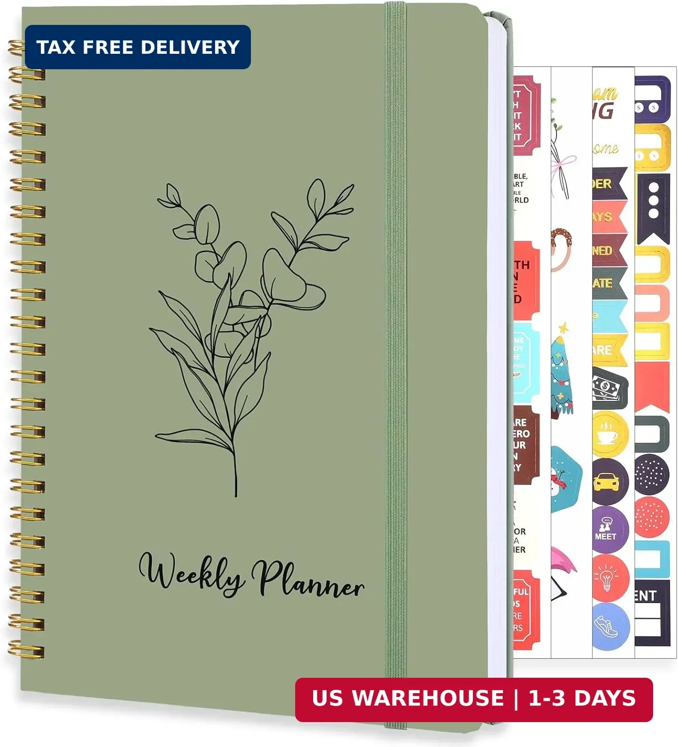 Undated Weekly Planner, A5 Weekly To Do List Notebook with Habit Tracker Spiral